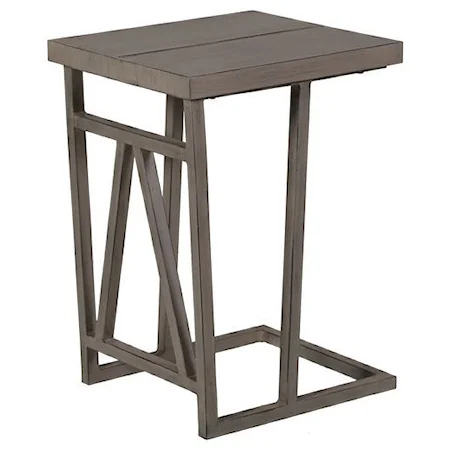 Slider Tray Table with Slat Top